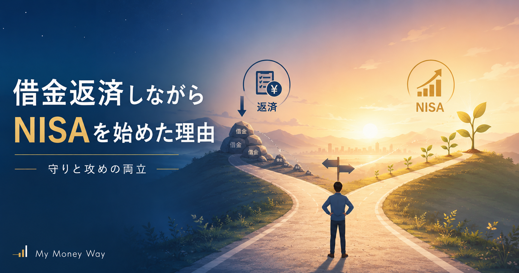 借金返済しながらNISAを始めた理由のアイキャッチ画像